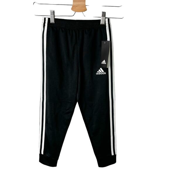NEW! Adidas White Stripe Joggers - Picture 1 of 3